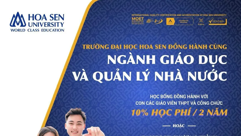 Học bổng đồng hành với ngành giáo dục và quản lý Nhà nước