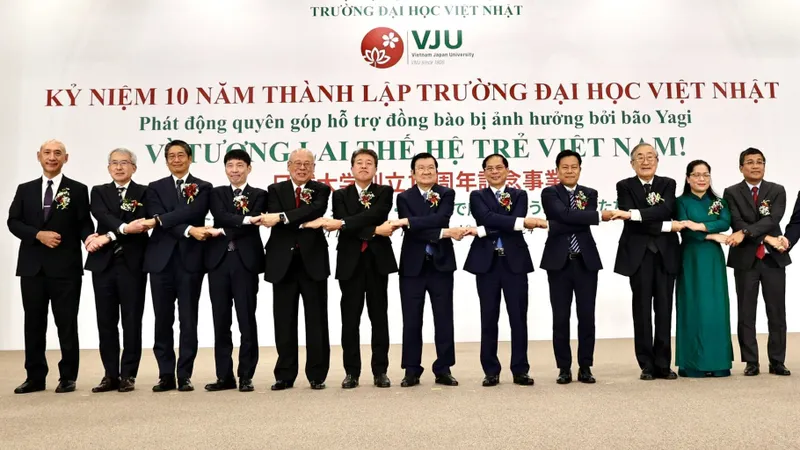 10 năm thành lập Trường Đại học Việt Nhật
