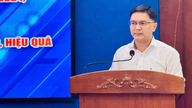 Trưởng Ban Dân vận Thành ủy TPHCM Nguyễn Mạnh Cường phát biểu.