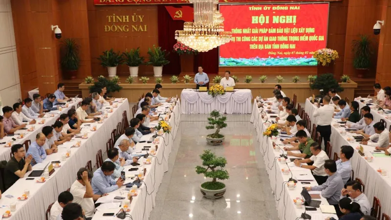 Đảm bảo vật liệu xây dựng cho các dự án giao thông trọng điểm tại Đồng Nai