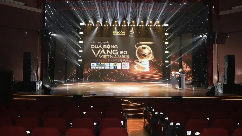 Nhà hát Bến Thành sẽ tiếp tục là điểm đến của Gala trao giải Quả bóng vàng Việt Nam năm 2024. ẢNH: P.MINH
