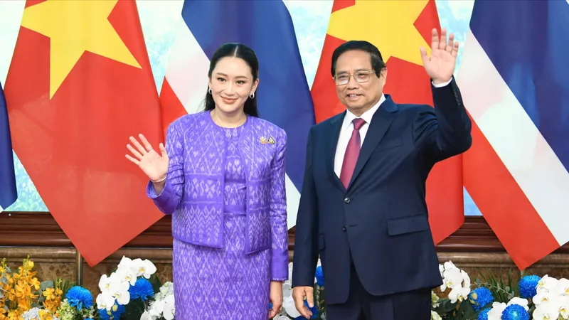 Thủ tướng Phạm Minh Chính và Thủ tướng Thái Lan thăm Việt Nam. Ảnh: VIẾT CHUNG