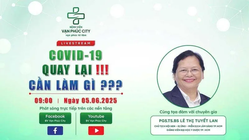 Livestream hướng dẫn cách phòng ngừa và điều trị Covid-19