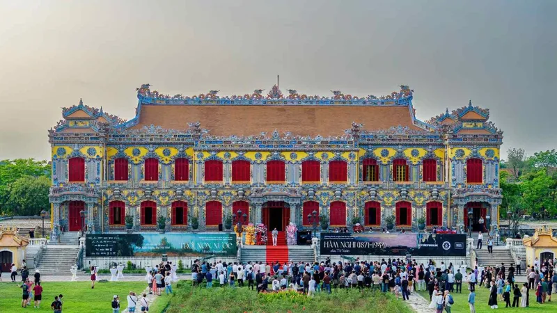 Điện Kiến Trung được chọn làm bối cảnh chính của bộ phim Hoàng hậu cuối cùng. Ảnh: VĂN THẮNG