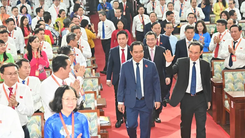 Bí thư Thành ủy TPHCM Nguyễn Văn Nên dự Đại hội đại biểu Đảng bộ UBND TPHCM 