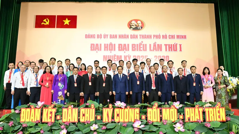 Bế mạc Đại hội đại biểu Đảng bộ UBND TPHCM nhiệm kỳ 2025-2030 