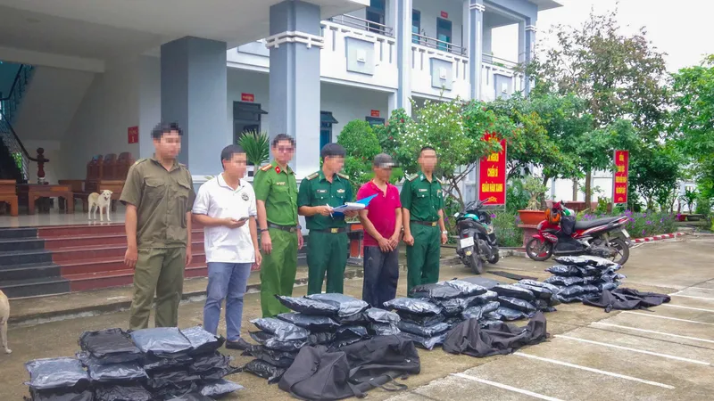 Ngư dân Bình Châu phát hiện 81kg cần sa trôi dạt trên biển