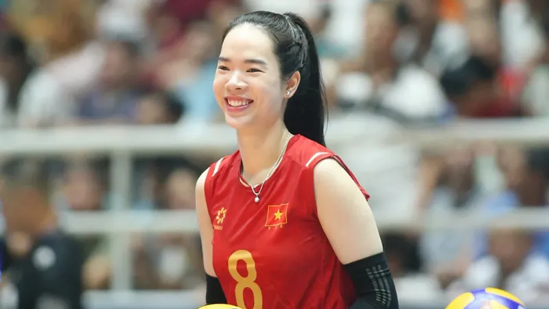 Tuyển thủ quốc gia Lê Thanh Thúy gia nhập đội bóng chuyền nữ Hà Nội. ẢNH: P.MINH