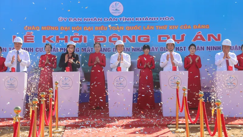 Phó Thủ tướng Bùi Thanh Sơn dự lễ khởi động dự án Di dân, tái định cư, giải phóng mặt bằng Nhà máy điện hạt nhân Ninh Thuận 1