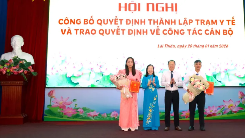 Phường Lái Thiêu kiện toàn tổ chức, bổ nhiệm nhân sự mới
