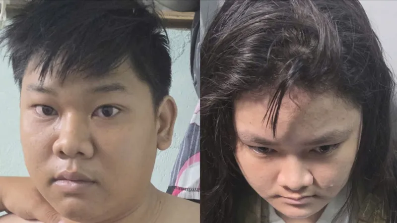 Hai đối tượng bị bắt tại TPHCM. Ảnh: Công an Tây Ninh