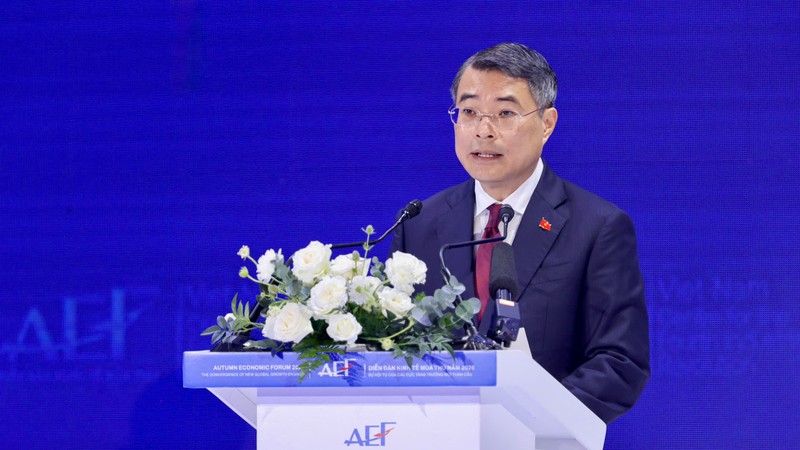 越南政府总理黎明兴致辞。图自越通社