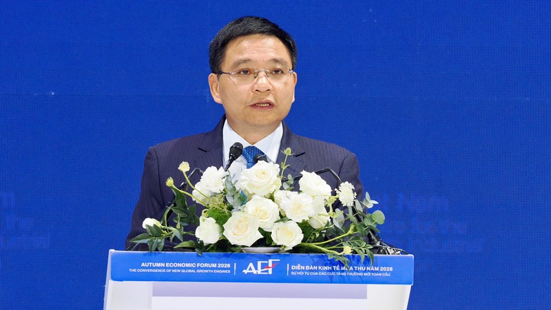 越南政府副总理阮文胜致辞。 图：雄 朝