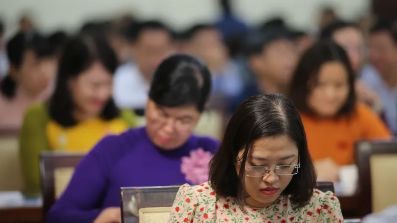 Đại biểu tham dự Kỳ họp thứ 20 HĐND TPHCM khóa IX vào ngày 11-7. Ảnh: DŨNG PHƯƠNG