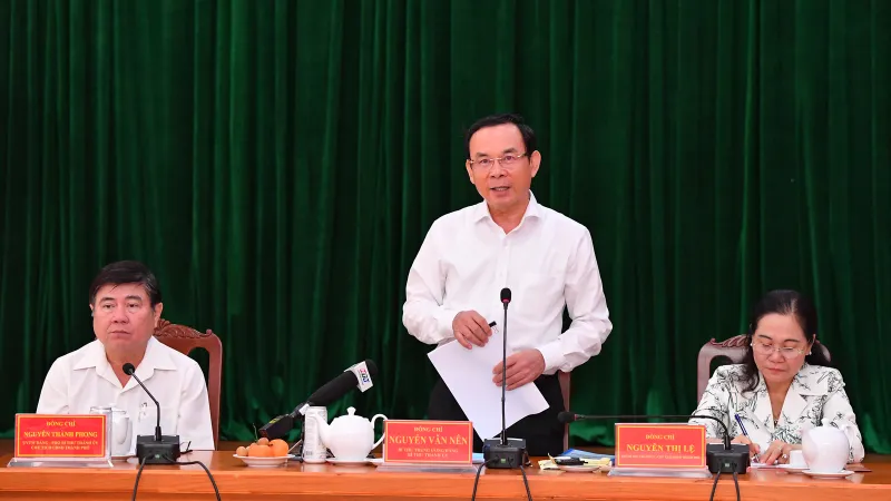 Bí thư Thành ủy TPHCM Nguyễn Văn Nên: “Giải quyết công việc trôi chảy phục vụ người dân“