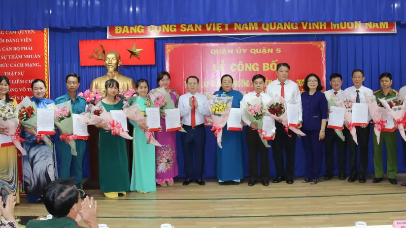 Quận 5 thành lập Đảng bộ phường 12 sau khi nhập hai phường