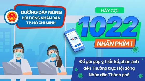Cử tri phản ánh 138 tin tới HĐND TPHCM qua Cổng thông tin 1022