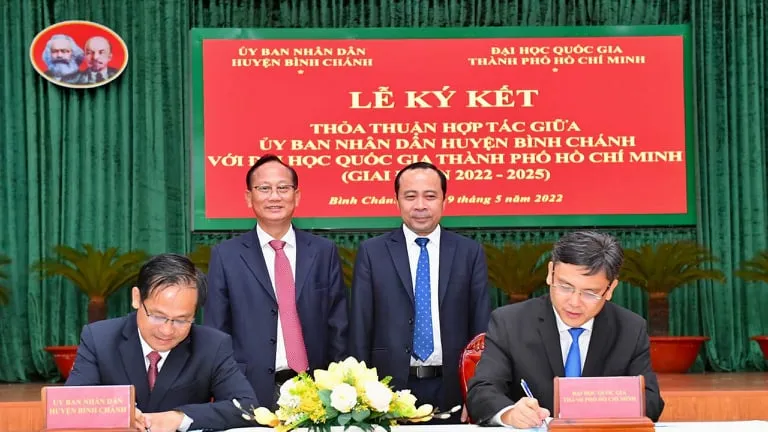 Huyện Bình Chánh hợp tác với ĐHQG TPHCM giải quyết nhiều vấn đề “nóng”