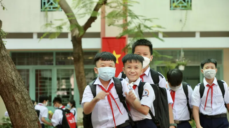 1,7 triệu học sinh TPHCM dự khai giảng năm học mới