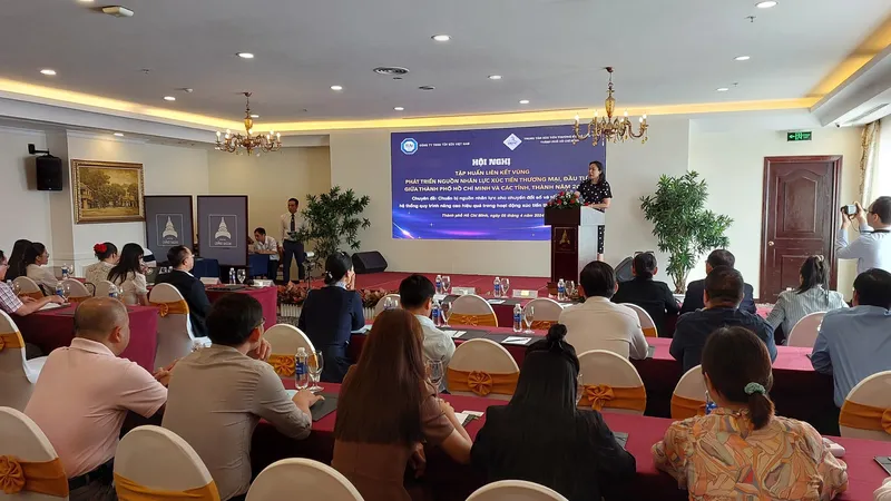 Tập huấn cán bộ làm công tác xúc tiến thương mại, đầu tư