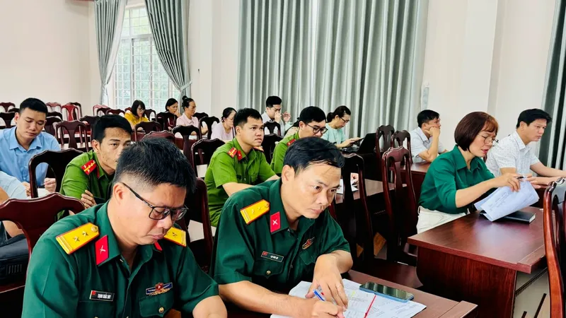 Các học viên tham dự tập huấn.