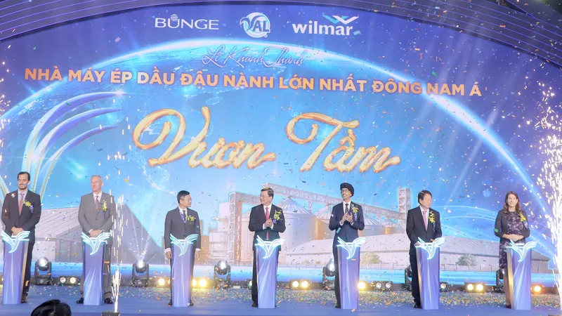 Tổ hợp ép dầu đậu nành hàng đầu Đông Nam Á khánh thành dây chuyền 2