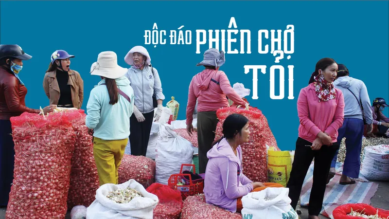 Độc đáo phiên chợ tỏi