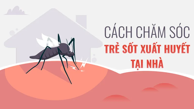 Cách chăm sóc trẻ sốt xuất huyết tại nhà