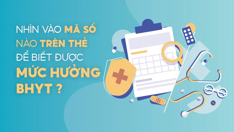 Nhìn vào mã số nào trên thẻ để biết được mức hưởng BHYT?