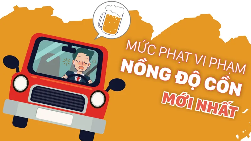 Mức phạt vi phạm nồng độ cồn mới nhất 