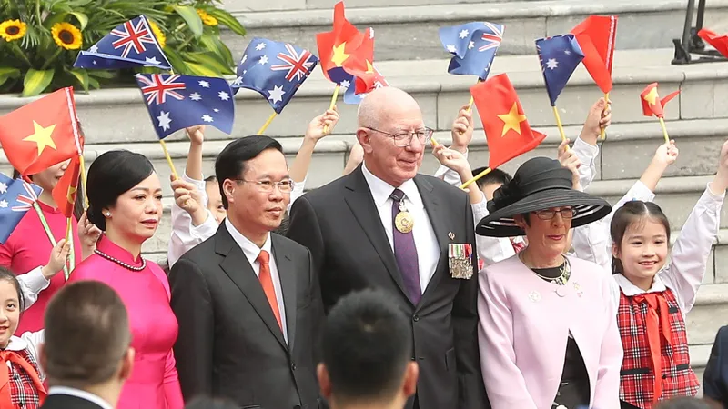 Lễ đón chính thức Toàn quyền Australia David Hurley