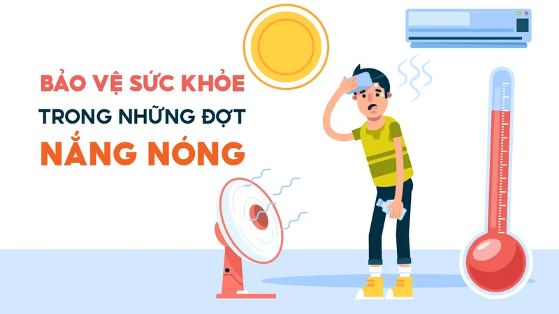 Cách bảo vệ sức khỏe trong đợt nắng nóng