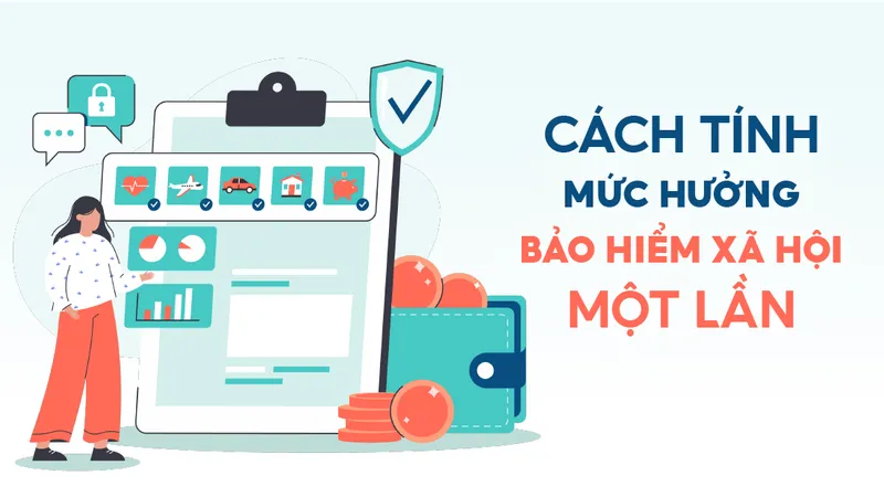 Cách tính mức hưởng bảo hiểm xã hội một lần