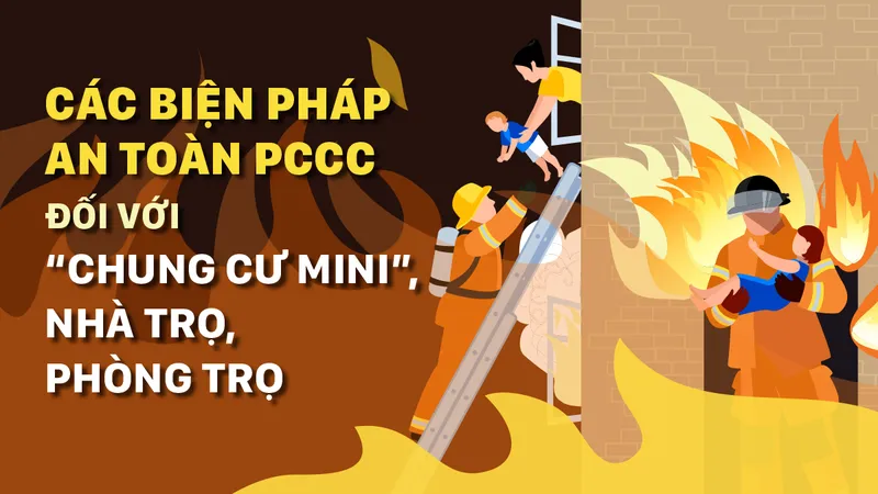 Các biện pháp an toàn PCCC đối với "chung cư mini", nhà trọ