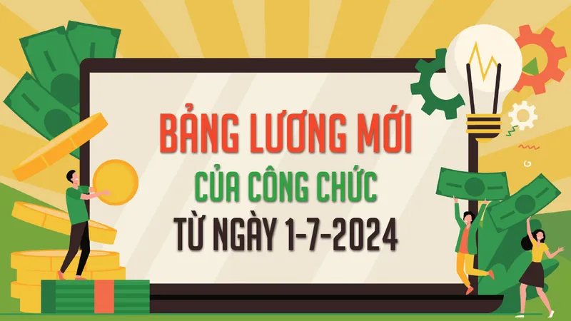 Bảng lương của công chức từ ngày 1-7-2024