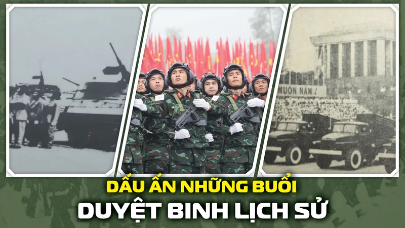 Dấu ấn những buổi duyệt binh lịch sử 