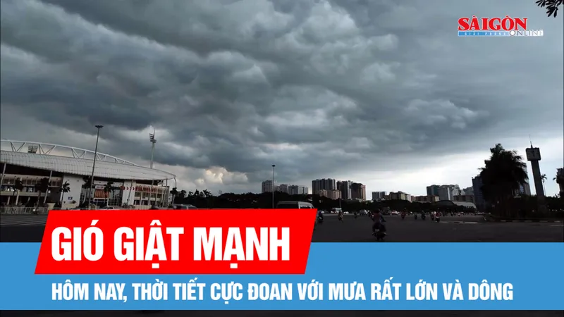 Podcast bản tin trưa 30-6: Bắc bộ mưa lớn diện rộng, cảnh báo gió giật mạnh trên biển