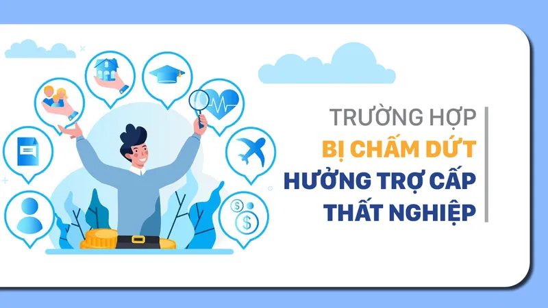 Trường hợp bị chấm dứt hưởng trợ cấp thất nghiệp