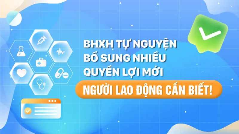 BHXH tự nguyện bổ sung nhiều quyền lợi mới – Người lao động cần biết!