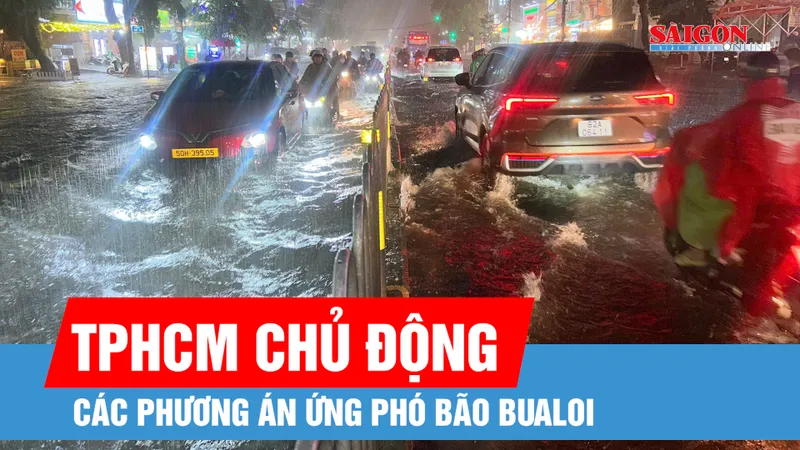 TPHCM chủ động các phương án ứng phó với bão Bualoi