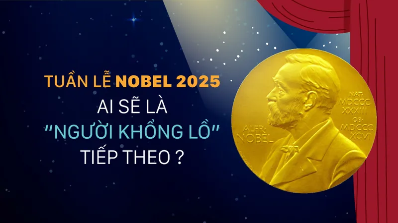 Tuần lễ Nobel 2025: Ai sẽ là "người khổng lồ" tiếp theo?
