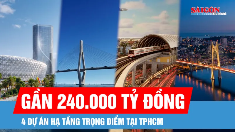 TPHCM đồng loạt khởi công, động thổ 4 dự án hạ tầng trọng điểm