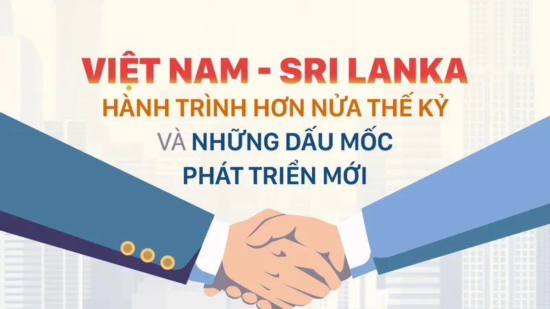 Việt Nam - Sri Lanka: Hành trình hơn nửa thế kỷ và những dấu mốc phát triển mới