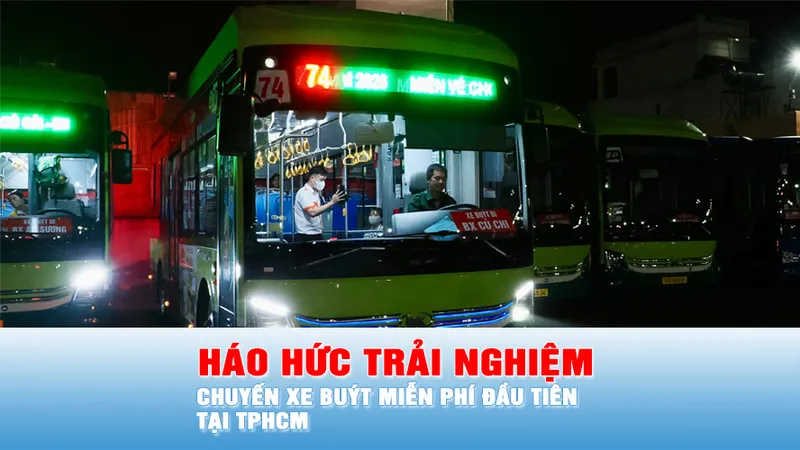 Podcast bản tin trưa 1-7: TPHCM: Hành khách phấn khởi ngày đầu đi xe buýt miễn phí 