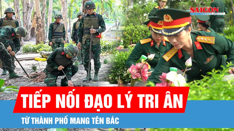 Tiếp nối đạo lý tri ân từ thành phố mang tên Bác 