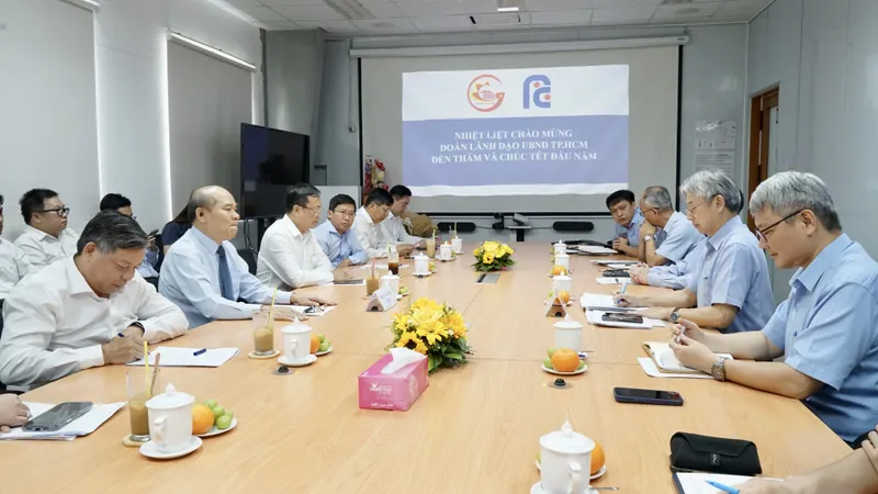 Lãnh đạo UBND TPHCM chúc tết các doanh nghiệp tiêu biểu