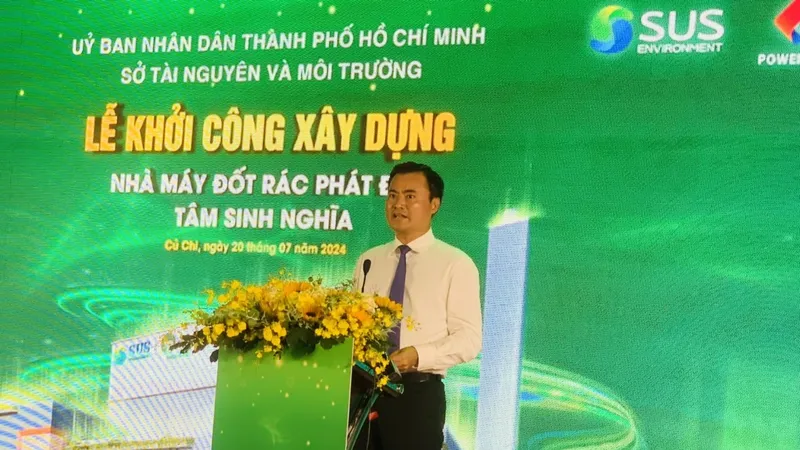 Khởi công xây dựng Nhà máy đốt rác phát điện Tâm Sinh Nghĩa