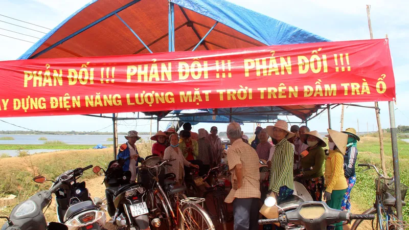 Dự án điện mặt trời đầm Trà Ổ mới chỉ phê duyệt chủ trương báo cáo đầu tư