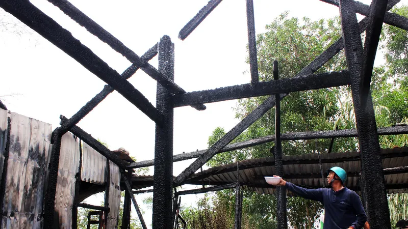 Ngôi chùa 55 tuổi ở Phú Yên bị lửa thiêu rụi