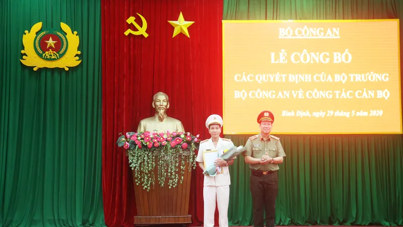 Đại tá Võ Đức Nguyện giữ chức Giám đốc Công an tỉnh Bình Định